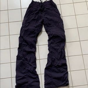 Lululemon pants. So cute. Fun purple color size 4
